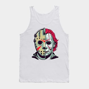 Scary Halloween mask Tank Top